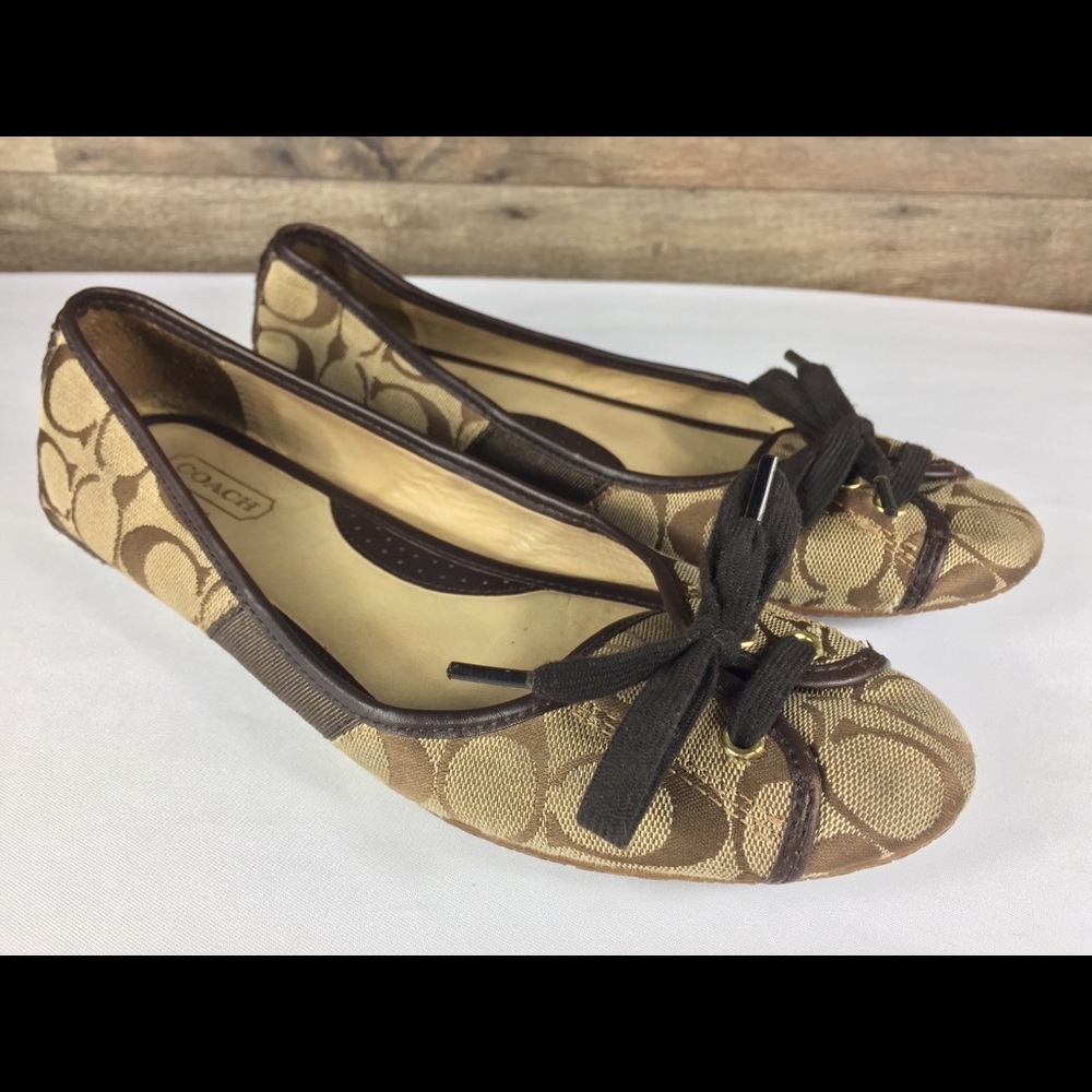Coach slip on loafers women size 8.5